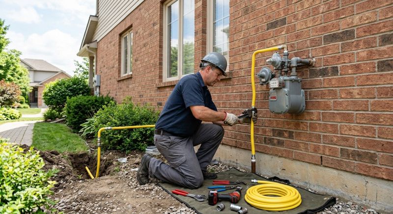 Fire Pit Gas Line Installation in West Palm Beach, FL
