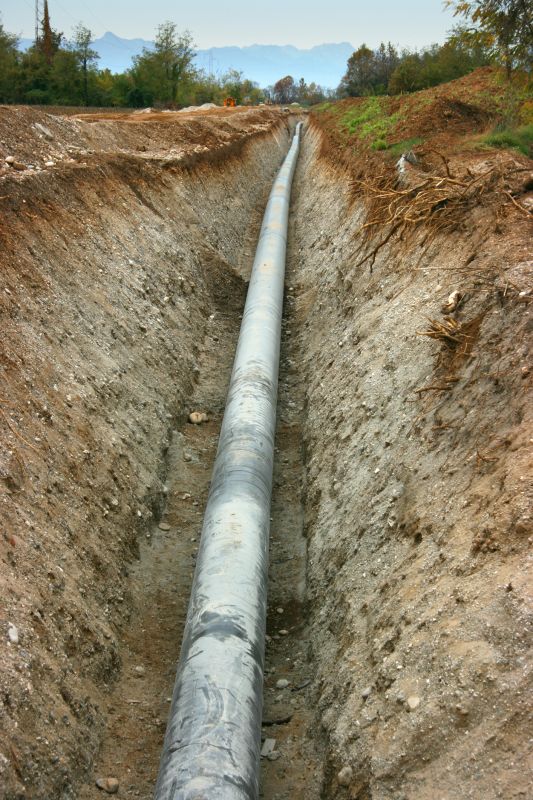Gas Line Trenching