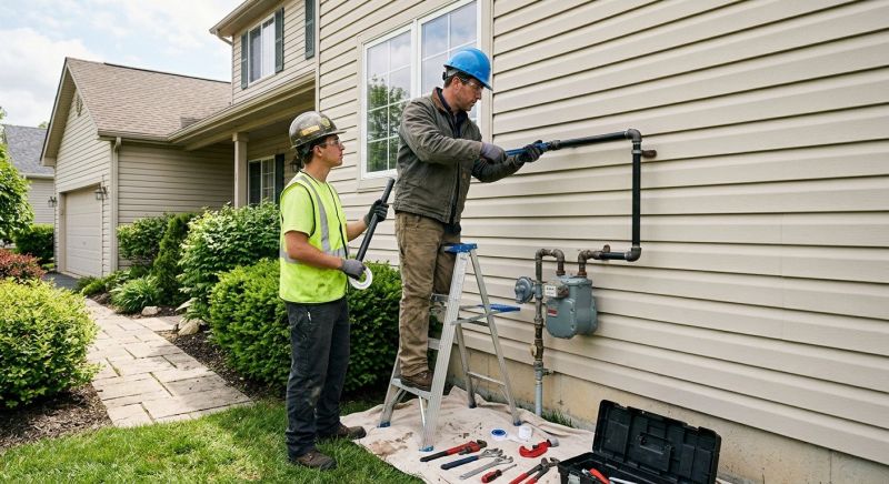 Gas Line Repair in Columbus, OH