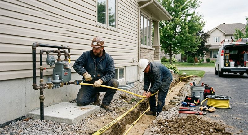Gas Plumbing Installation in Fredericksburg, VA