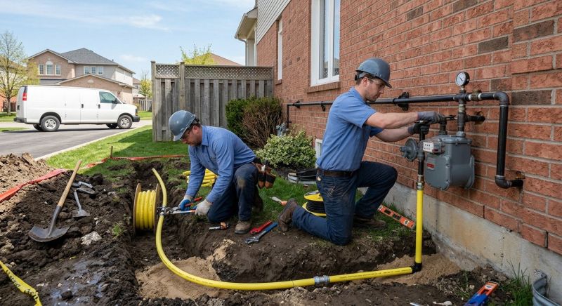 Home Gas Line Installation in Fredericksburg, VA